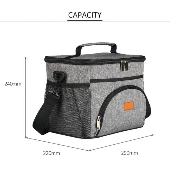 Large Capacity Oxford Picnic Lunch Insulated Cooler Tote Bags