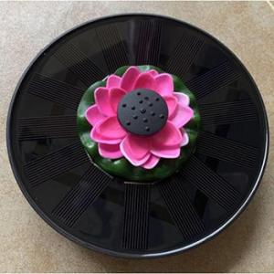 China Wholesale Flower Shape Solar Fountain Pump 7V 1.4W Garden Pool Water Floating Fountain Pump wholesale