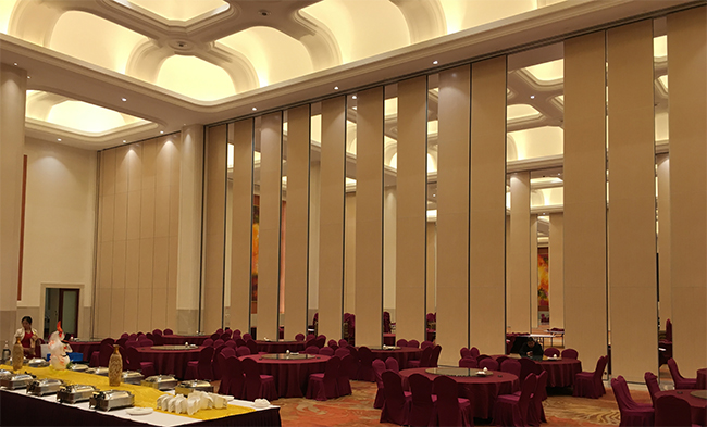 Fabric Cushion 6063-T6 Aluminum Frame Partition Wall 450KG Load bearing