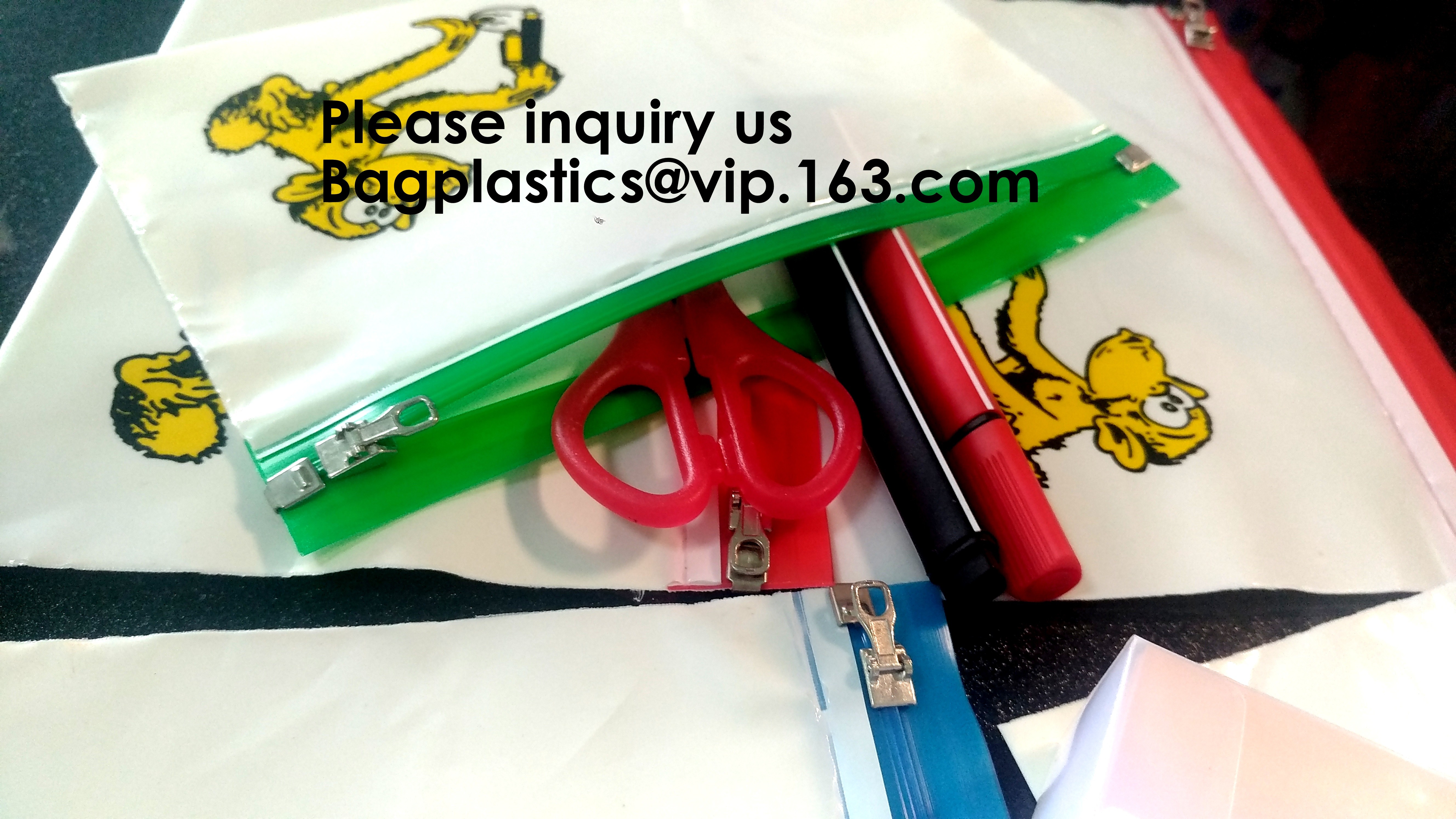 File Packing Bag With Zipper K Zipper File Bag PVC Document Plastic Bag,Zipper Pouch Zipper File Bags File Holders