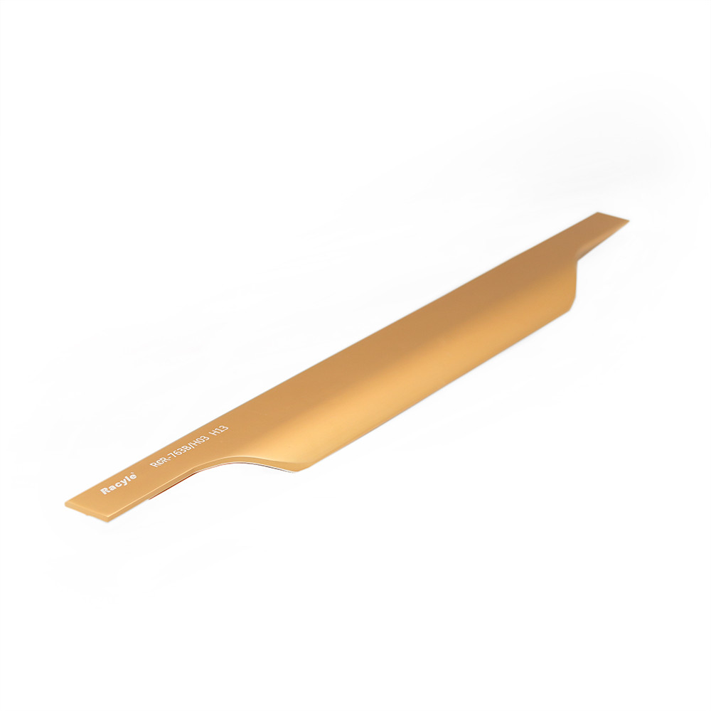 150mm Golden Pull Aluminium Drawer Handles For Furniture Hardware