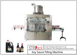 China High Foaming Automatic Liquid Filling Machine Linear Type 12 Heads For PET Bottle on sale
