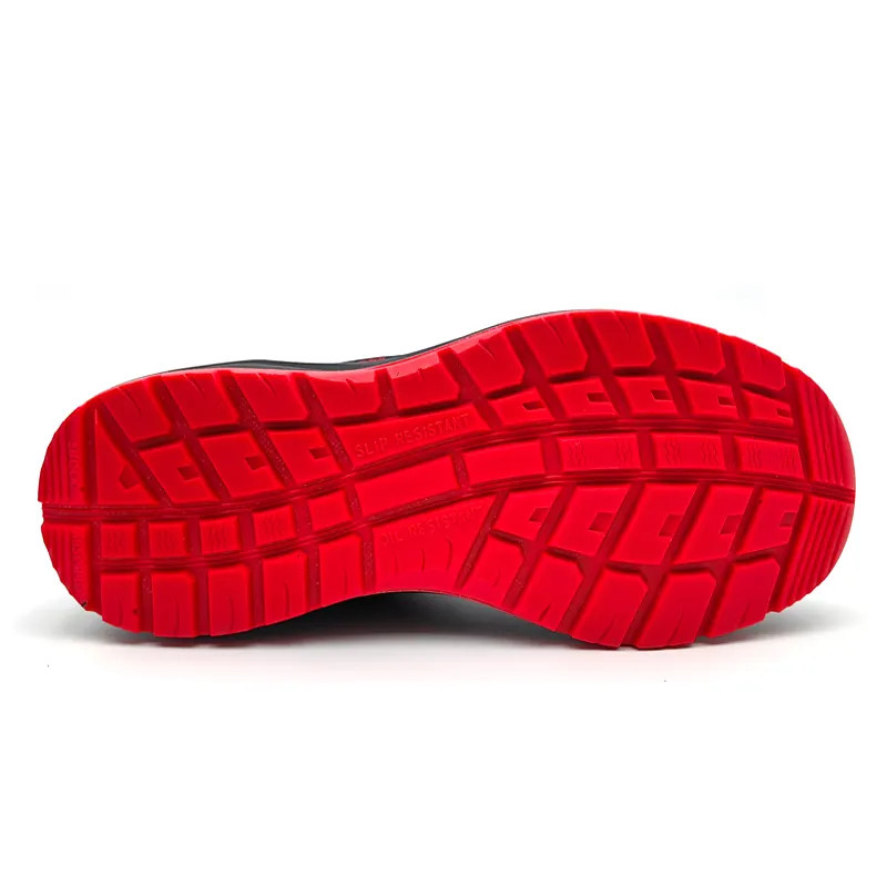 Construction Safety Shoes With Steel Toe / Breathable Flyknit Safety Shoes