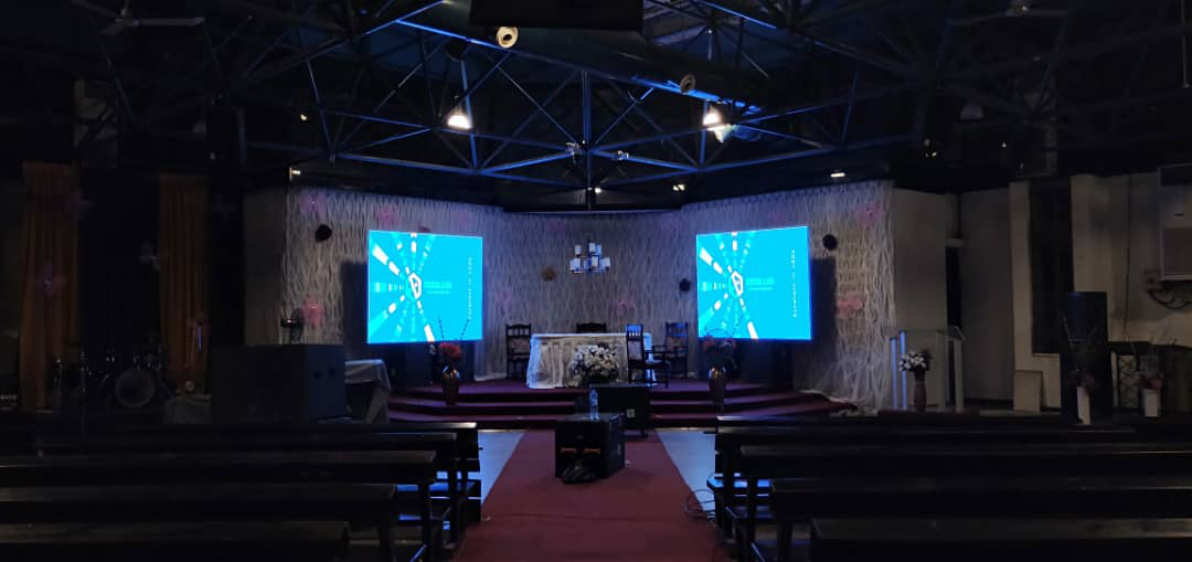 Outdoor P4.81mm rental type LED screen 500mm x 500mm and 500mm x 1000mm cabinet