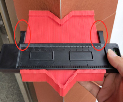 Upgraded Multifunctional Shape Contour Gauge WIth Lock Plastic Lockable Contour Gauge Tool