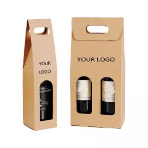 China Polishing Wine Bottle Gift Boxes UV Coating Custom Printed Wine Boxes wholesale