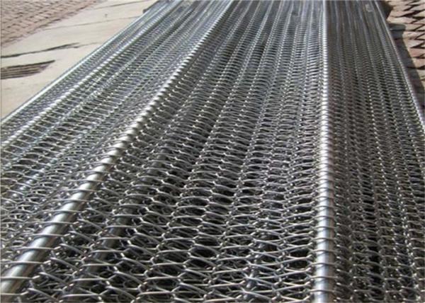 Quality Professional Flat Flex Wire Belt , Stainless Conveyor Belt Balanced For Conveyer for sale