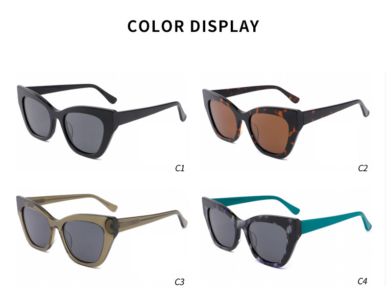 Classic Women Acetate frame sunglasses Fashion Sun Glasses UV400