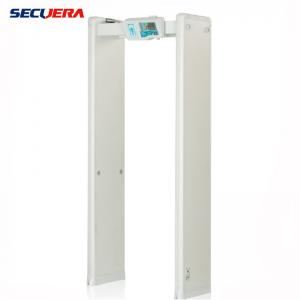 China Security Full Body Scanner Walk Through Metal Detector cost effective 6 detection zones wholesale