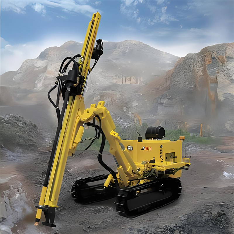Mining Blast Hole / Mine DTH Drilling Rig 176Kw With DC Motor