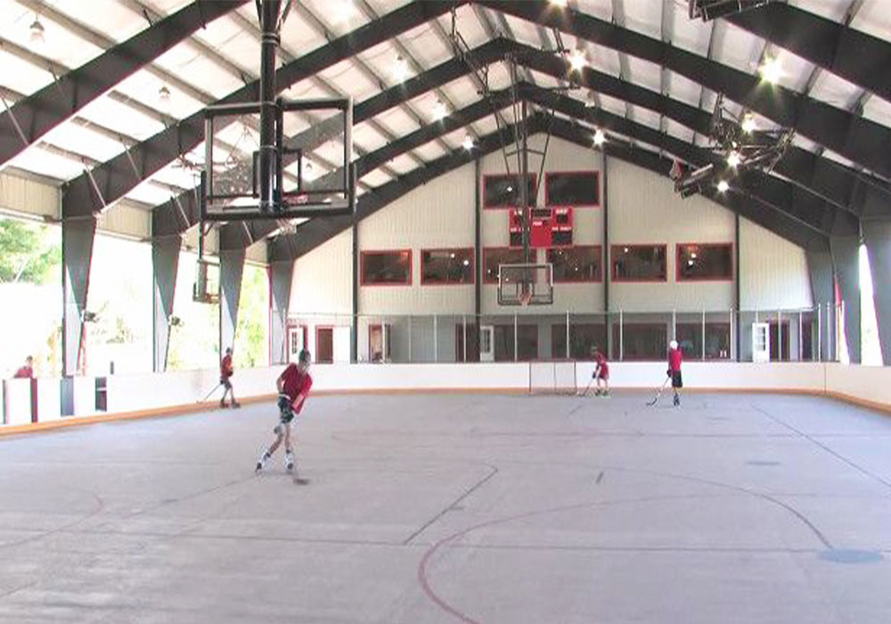 Galvanized Prefabricated Sports Building Q235 Q355 Steel Structure