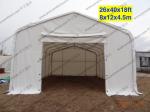White Waterproof PVC Canopy Tent AC System Temporary For Outside Patry /