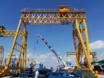Customised Steel Rail Mounted Gantry Crane 100Ton Span 25m for Container