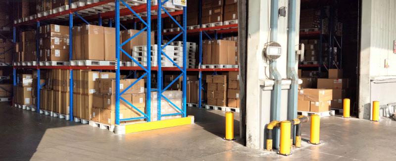 Flexible Pedestrian Barrier  Anti-Collision Guardrails Warehouse Safety Barrier Traffic Guardrails