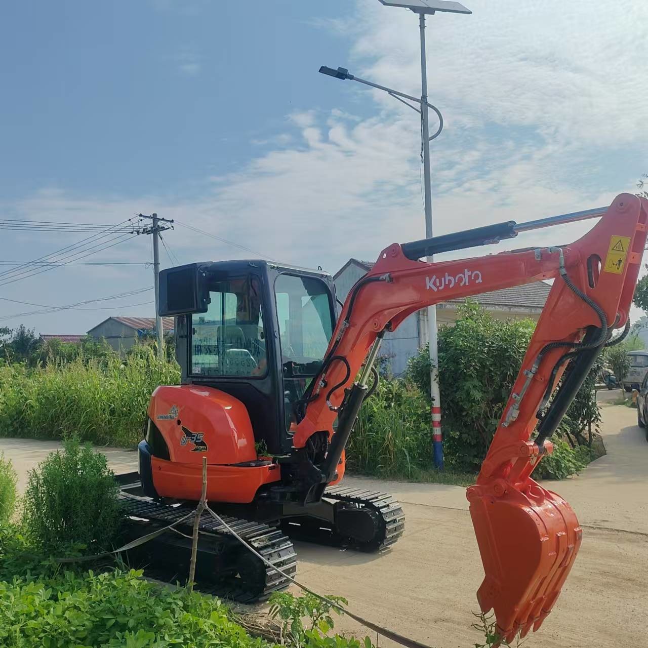 Secondhand Kubota Digger U35 Used 3.5ton Small Type Mini Crawler Excavator