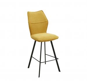 China 780mm Upholstered Modern Bar Stools In Various Colors 610*580*1070mm wholesale