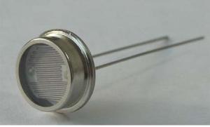 China Metal CDS Photo Conductive Cell 4mm 0.5M Ohm , Light Dependent Resistor on sale