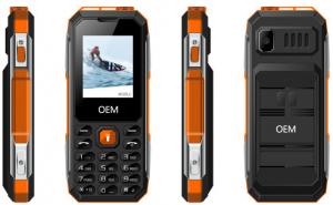 China Factory Outlet New Product! 1.77 Inch GSM Rugged Feature Phone Dual SIM Cheap Cell Phones With Power Bank Flashing Light on sale