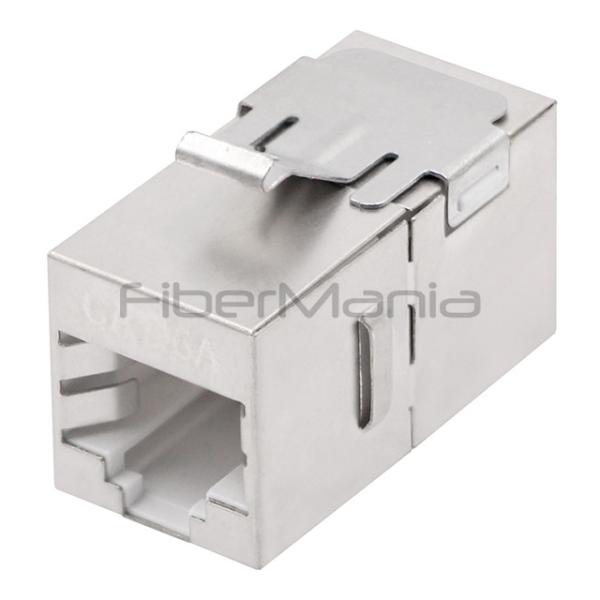 Quality High Performance STP Cat6a Inline Coupler RJ45-RJ45 Cabling Modular Jacks for sale