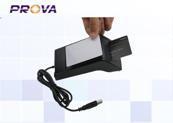 Quality Interface Contact & Contactless Chip Card Reader With USB HID PCSC Interface for sale