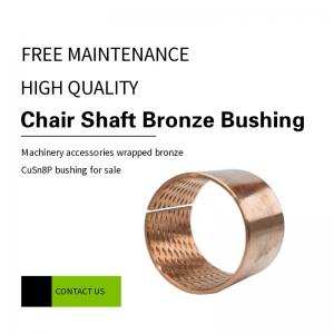 China CuSn8 Chair Shaft Oilite Bronze Bushing wholesale