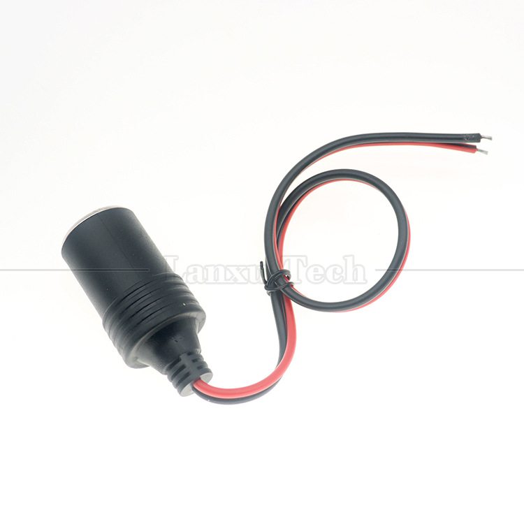 12V 24V 10A 18AWG DC Car Cigarette Lighter Female Socket Plug Power Adapter Extension Cable