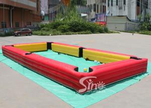 China 10x5 Mts Giant Inflatable Human Billiards Bounce House With Snooker Balls For Snooker Football Entertainment on sale