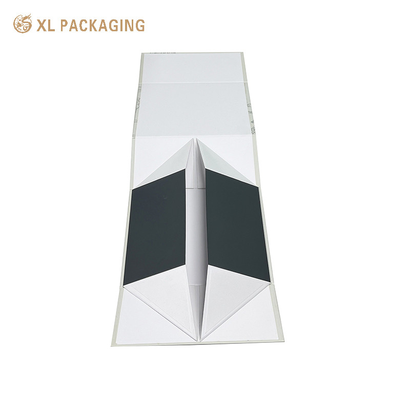 Custom Wig Hair Magnetic Closure Gift Boxes Matt White Large Cardboard Box With Flap Lid
