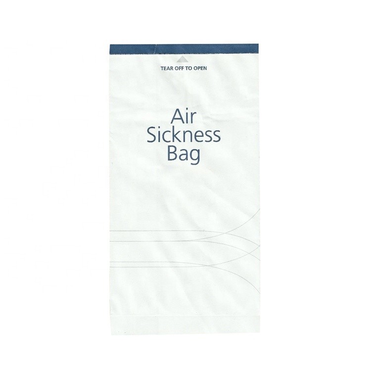Disposable Biodegradable Airplane Barf Bag For Vomitting