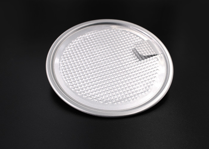 65mm 211# Aluminum Easy Open Foil Lid Seals For Food Can Packaging