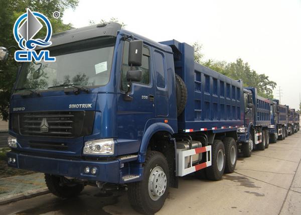 New Heavy Duty Dump Truck 25 - 40 Tons 6x4 Drive Type 266hp Engine 12 Speeds Tipper Truck