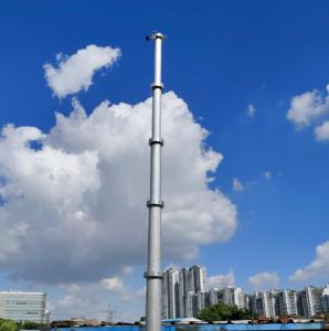China Elevated Photography Sports Filming Mast Telescopic Aluminum Pole Portable Tripod Mast 9m wholesale