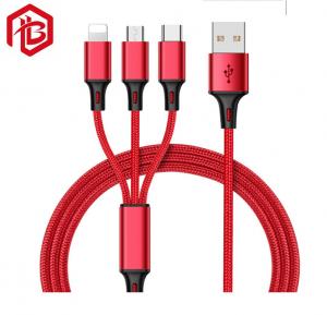 China 3 In 1 5A 100W Fast Charging Data Cable Mobile Phone Charger Cable wholesale