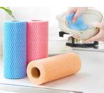 Eco - Friendly Spunlace Nonwoven Wipes / Harmless Disposable Kitchen Wipes
