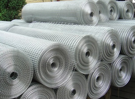 3/8inch Galvanized Welded Wire Panels , Concrete Reinforcing Mesh Roll