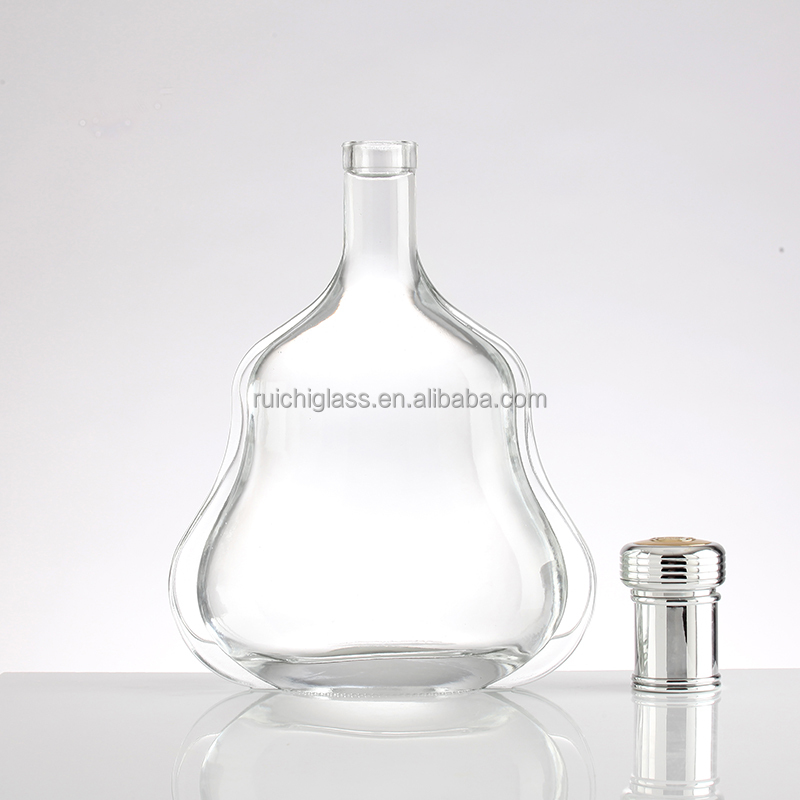 Empty Glass Bottle for of Top-Notch Liquor Brands Whiskey Brandy Rum and Gin