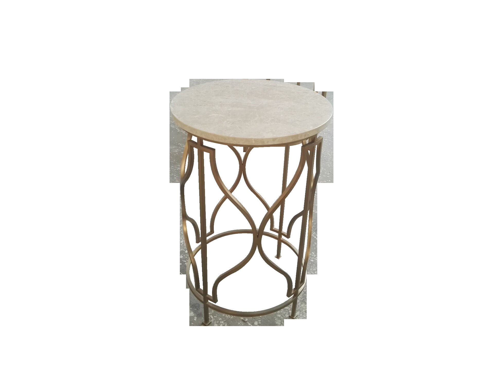 high end stone top stainless steel metal side table/End table/coffee table for hotel furniture,casegoodsTA-0083