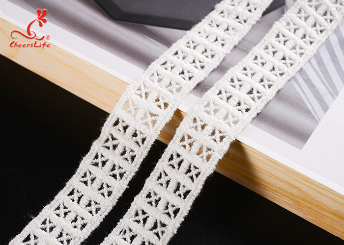 Promotion 1.7cm Width Wax Fabric Guipure Lace For Women Tank Top