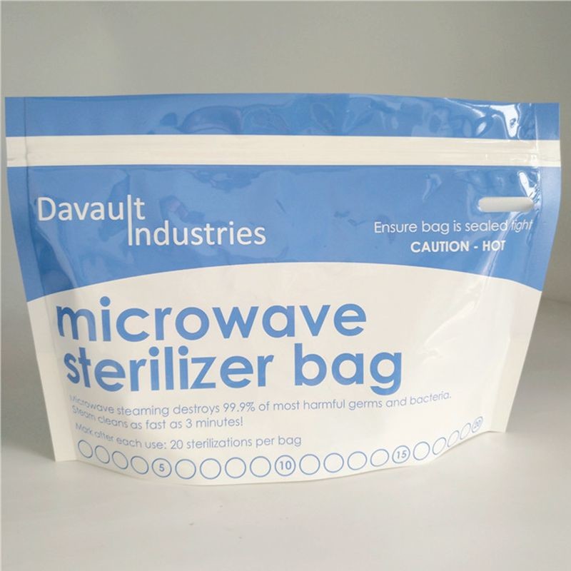 150 Micron PET Microwave Sterilizer Bags For Baby Feeding Bottles