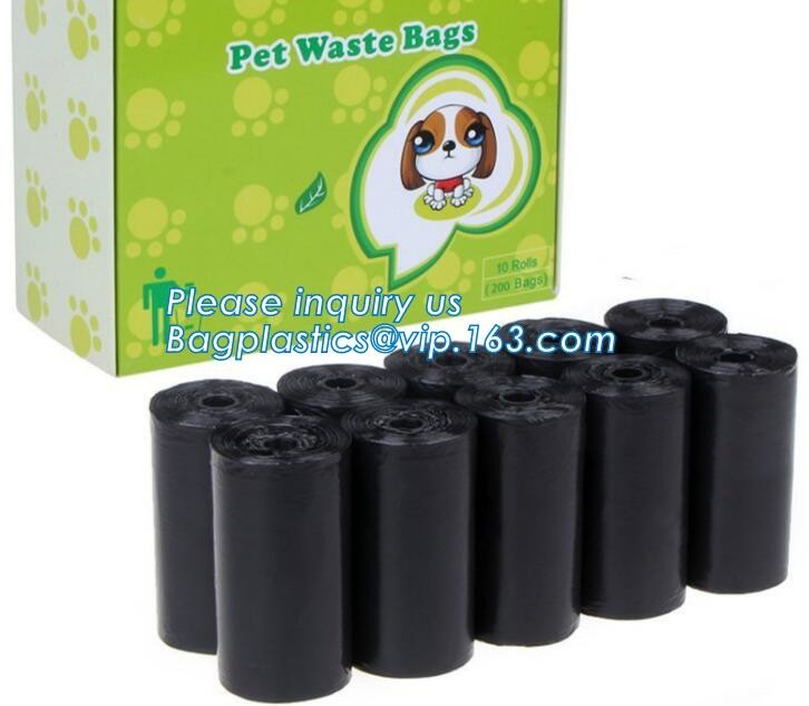 LED Disposable portable pet dog trash waste bag with dispenser, Dog Grooming Products Personalized Biodegradable Pet Was