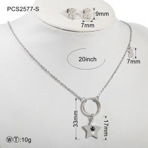 China Personalized Silver Plated Stainless Steel Jewelry Set Classic Loop Present wholesale