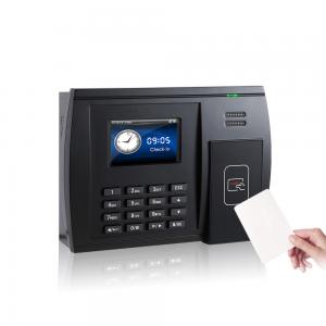 China Punch Card RFID Card Reader Time and Attendance Machine with TCP/IP and USB Port wholesale
