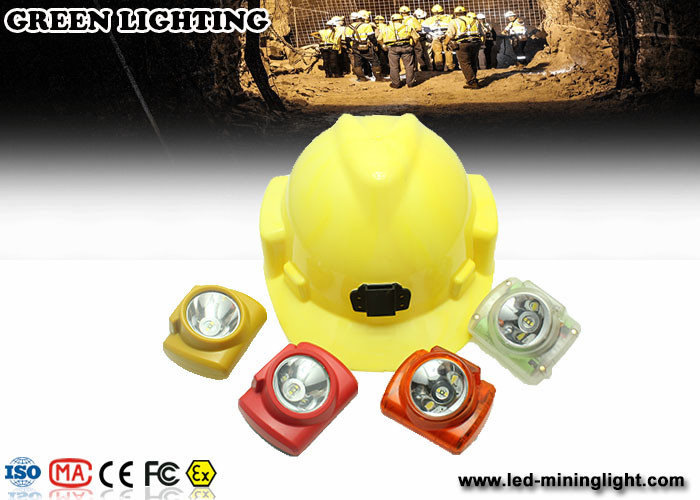230g 3W Cool White Cordless LED Mining Cap Lamp 13000 Lux Brightness Anti - Explosive