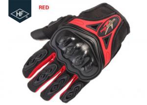 China Riding Aftermarket Motorcycle Accessories Red Blue Touch Finger Full Finger Motorcycle Gloves wholesale