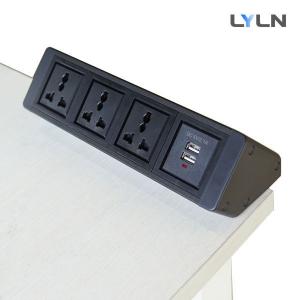 China CE Approved Removable Desk Outlets With Power Socket & AV Connection wholesale