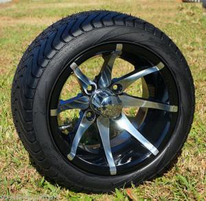 China Electric Golf Cart Street Tires Aluminum Utility Cart Tires And Wheels 12 Inch wholesale