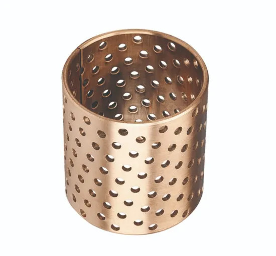 CuSn8 CuSn6.5 Maintenance Free Bronze Bushings Oil Lubrication for Heavy Engineering Machinery