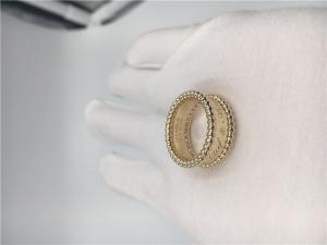 China Simple Men / Women 18K Gold Ring No Diamond / Gemstone For Wedding / Engagement wholesale
