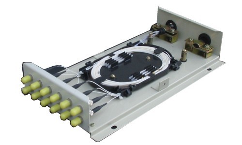 12 24 48 port Fiber Optic Termination Box FC SC ST connectors metal compact size