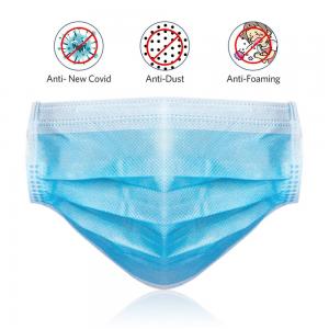 China Non Woven Surgical Face Mask Surgical Disposable With Customized Size Blue wholesale